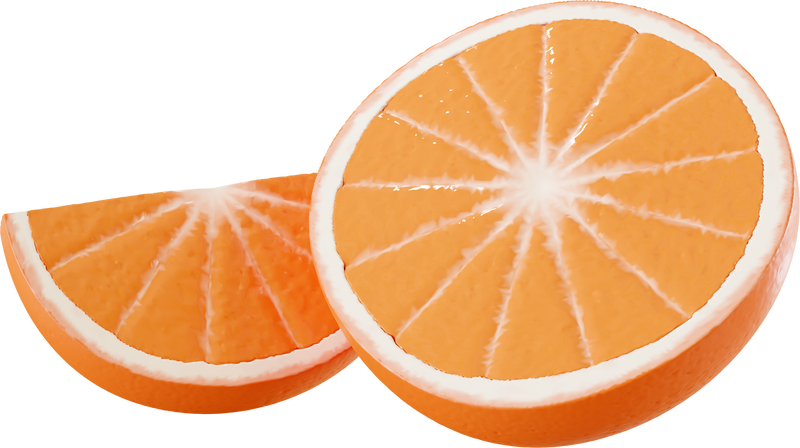 orange fruit slice